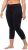 Ulla Popken Basic Stretch Knit Capris Navy - Kavbojke & Hlače v Velikih Številkah – Plus Size - 