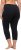 Ulla Popken Basic Stretch Knit Capris Navy - Kavbojke & Hlače v Velikih Številkah – Plus Size - 
