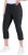 Ulla Popken Stretch Basic Bengaline Capri Pants Black - Kavbojke & Hlače v Velikih Številkah – Plus Size - 