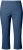 Ulla Popken Stretch Basic Bengaline Capri Pants Denim Blue - Kavbojke & Hlače v Velikih Številkah – Plus Size - 