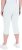 Ulla Popken Bengaline Elastic Waist Stretch Capri Pants Snow White - Kavbojke & Hlače v Velikih Številkah – Plus Size - 