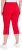 Ulla Popken Bengaline Elastic Waist Stretch Capri Pants Red - Kavbojke & Hlače v Velikih Številkah – Plus Size - 