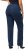 Ulla Popken Straight Leg Elastic Waist Mandy Fit Stretch Jeans Denim Blue - Kavbojke & Hlače v Velikih Številkah – Plus Size - 