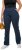 Ulla Popken Straight Leg Elastic Waist Mandy Fit Stretch Jeans Denim Blue - Kavbojke & Hlače v Velikih Številkah – Plus Size - 