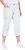 Ulla Popken Stretch Cotton Cargo Crop Pants Snow White - Kavbojke & Hlače v Velikih Številkah – Plus Size - 