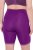 Ulla Popken Lace Hem Stretch Viscose Knit Bicycle Length Lounge Shorts Purple - Kavbojke & Hlače v Velikih Številkah – Plus Size - 