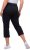 Ulla Popken Mony Stretch Capri Pants Navy - Kavbojke & Hlače v Velikih Številkah – Plus Size - 