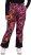 Ulla Popken Hyprar Rose Print Fully Lined Ski Pants Orange - Kavbojke & Hlače v Velikih Številkah – Plus Size - 