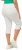 Ulla Popken Basic Capri Sarah Fit Jeans Snow White - Kavbojke & Hlače v Velikih Številkah – Plus Size - 