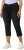 Ulla Popken Cropped Stretch Blend Mony Jeans Black - Kavbojke & Hlače v Velikih Številkah – Plus Size - 