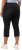 Ulla Popken Cropped Stretch Blend Mony Jeans Black - Kavbojke & Hlače v Velikih Številkah – Plus Size - 