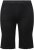 Ulla Popken Frayed Hemline Elastic Waistband Bermuda Shorts Black - Kavbojke & Hlače v Velikih Številkah – Plus Size - 