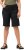 Ulla Popken Frayed Hemline Elastic Waistband Bermuda Shorts Black - Kavbojke & Hlače v Velikih Številkah – Plus Size - 