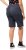 Ulla Popken Frayed Hemline Elastic Waistband Bermuda Shorts Navy - Kavbojke & Hlače v Velikih Številkah – Plus Size - 
