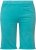 Ulla Popken Frayed Hemline Elastic Waistband Bermuda Shorts Bright Turquoise - Kavbojke & Hlače v Velikih Številkah – Plus Size - 