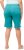 Ulla Popken Frayed Hemline Elastic Waistband Bermuda Shorts Bright Turquoise - Kavbojke & Hlače v Velikih Številkah – Plus Size - 