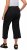 Ulla Popken Cropped Ruby Fit Pants Black - Kavbojke & Hlače v Velikih Številkah – Plus Size - 