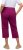 Ulla Popken Cropped Ruby Fit Pants Magnolia Red - Kavbojke & Hlače v Velikih Številkah – Plus Size - 