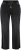 Ulla Popken Side Stripe Stretch Fit Boyfriend Jeans Black - Kavbojke & Hlače v Velikih Številkah – Plus Size - 