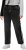 Ulla Popken Side Stripe Stretch Fit Boyfriend Jeans Black - Kavbojke & Hlače v Velikih Številkah – Plus Size - 