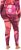Ulla Popken Abstract Print Ski Leggings Red - Kavbojke & Hlače v Velikih Številkah – Plus Size - 