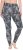 Ulla Popken Leopard Print Leggings Black - Kavbojke & Hlače v Velikih Številkah – Plus Size - 