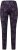 Ulla Popken Geometric Wave Quick Drying Ski Leggings Black - Kavbojke & Hlače v Velikih Številkah – Plus Size - 