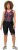 Ulla Popken Functional Padded Zip Front Cycling Leotard Black - Kavbojke & Hlače v Velikih Številkah – Plus Size - 