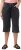 Ulla Popken Denim Acid Wash Bermuda Shorts Black - Kavbojke & Hlače v Velikih Številkah – Plus Size - 