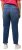 Ulla Popken Rhinestone Detail Stretch Fit Skinny Jeans Blue Denim - Kavbojke & Hlače v Velikih Številkah – Plus Size - 
