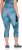 Ulla Popken Quick Dry Cropped Geometric Print Leggings Blue - Jakne - 