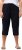 Ulla Popken Cropped Linen Blend Elastic Waist Pants Navy - Kavbojke & Hlače v Velikih Številkah – Plus Size - 