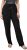 Ulla Popken Speckled Crepe Pull On Pants Black - Kavbojke & Hlače v Velikih Številkah – Plus Size - 