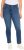 Ulla Popken Fringed Hem Stretch Fit Jeans Denim Blue - Kavbojke & Hlače v Velikih Številkah – Plus Size - 