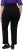 Ulla Popken Striped Elastic Waist Sweatpants Black - Kavbojke & Hlače v Velikih Številkah – Plus Size - 