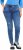 Ulla Popken Lightly Distressed Slim Leg Jeans Blue - Kavbojke & Hlače v Velikih Številkah – Plus Size - 