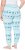 Ulla Popken Alpine Striped Plush Loungewear Pants Blue - Kavbojke & Hlače v Velikih Številkah – Plus Size - 