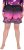 Ulla Popken Active Wide Leg Elastic Waist Palm Tree Pattern Mesh Shorts Black - Kavbojke & Hlače v Velikih Številkah – Plus Size - 