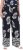 Ulla Popken Fossil Print Elastic Waist Palazzo Pants Black - Kavbojke & Hlače v Velikih Številkah – Plus Size - 