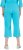 Ulla Popken Textured Elastic Waist Cropped Pants Deep Aqua - Kavbojke & Hlače v Velikih Številkah – Plus Size - 