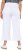 Ulla Popken Wide Leg Twill Mary Fit Culottes White - Kavbojke & Hlače v Velikih Številkah – Plus Size - 