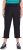 Ulla Popken Ultra Light Triple Function Cropped Softshell Pants Black - Kavbojke & Hlače v Velikih Številkah – Plus Size - 