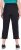 Ulla Popken Ultra Light Triple Function Cropped Softshell Pants Black - Kavbojke & Hlače v Velikih Številkah – Plus Size - 