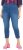 Ulla Popken Cropped Denim Look Stretch Fit Leggings Light Blue Denim - Kavbojke & Hlače v Velikih Številkah – Plus Size - 