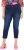 Ulla Popken Cropped Denim Look Stretch Fit Leggings Denim Blue - Kavbojke & Hlače v Velikih Številkah – Plus Size - 