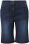 Ulla Popken Denim Wide Leg Elastic Waist Bermuda Shorts Denim Blue - Kavbojke & Hlače v Velikih Številkah – Plus Size - 