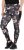 Ulla Popken Abstract Print Quick Dry Sports Leggings Black - Kavbojke & Hlače v Velikih Številkah – Plus Size - 