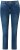 Ulla Popken Decorative Stitched Slim Leg Stretch Fit Jeans Blue Denim - Kavbojke & Hlače v Velikih Številkah – Plus Size - 