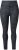 Ulla Popken Quick Drying Leopard Print Sport Leggings Black - Kavbojke & Hlače v Velikih Številkah – Plus Size - 