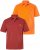 JP1880 Polo Shirts 2-pack Piqué Red Orange - Polo majice - Moške Polo Majice za Močnejše Postave